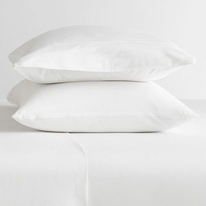 Pottery Barn 400-Thread-Count Organic Percale King Pillowcases - Set Of 2